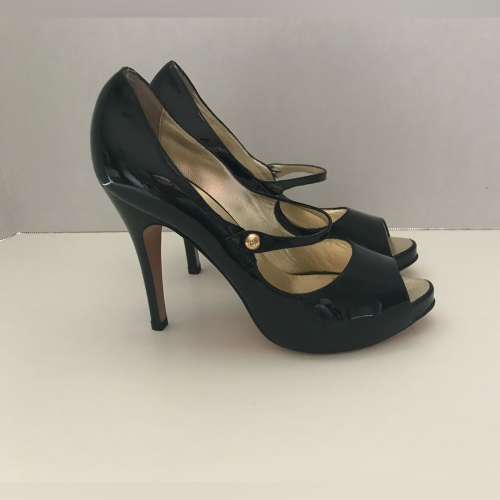 Women’s Luciano Padovan Black Leather Stiletto Heel